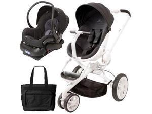 Quinny CV078BIK Moodd Stroller Travel system with diaper bag and car seat - Black Irony Quinny CV078BIK Moodd Stroller Travel system with diaper bag and car seat - Black Irony