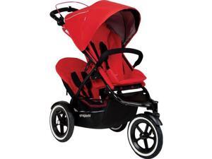 Phil Teds Navigator Buggy Stroller with Doubles Kit - Cherry Phil Teds Navigator Buggy Stroller with Doubles Kit - Cherry