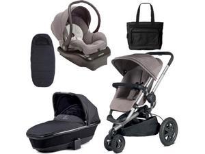 Quinny Buzz Xtra Complete Collection - Gracious Grey Black Bassinet Quinny Buzz Xtra Complete Collection - Gracious Grey Black Bassinet