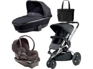 Quinny Buzz Xtra Travel System and Bassinet in Black with Diaper Bag Quinny Buzz Xtra Travel System and Bassinet in Black with Diaper Bag