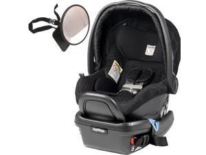 Peg Perego - Primo Viaggio 4-35 Car Seat w Back Seat Mirror - Pois Black Peg Perego - Primo Viaggio 4-35 Car Seat w Back Seat Mirror - Pois Black