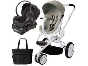 Quinny Moodd Stroller Travel system with diaper bag and car seat - Natural Delight Quinny Moodd Stroller Travel system with diaper bag and car seat - Natural Delight