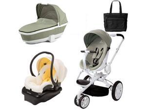 Quinny CV078BFV Moodd Stroller Travel System and Dreami Bassinet in Natural Bright with Diaper Bag Quinny CV078BFV Moodd Stroller Travel System and Dreami Bassinet in Natural Bright with Diaper Bag