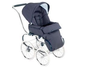 Inglesina Marina Classica Stroller Seat with Hood and Chrome Blue Balestrino Frame Inglesina Marina Classica Stroller Seat with Hood and Chrome Blue Balestrino Frame