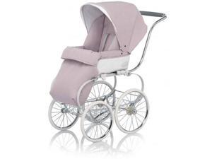 Inglesina CLASS111PES Classica Stroller with Hood and Frame Pesca - Pink White Inglesina CLASS111PES Classica Stroller with Hood and Frame Pesca - Pink White