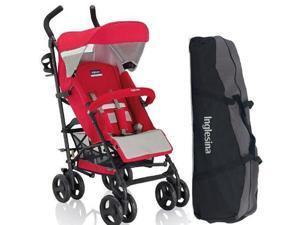 Inglesina AG82GOLNR - Trip Stroller with Carrying Bag - Lunar Red Inglesina AG82GOLNR - Trip Stroller with Carrying Bag - Lunar Red