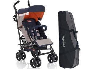 Inglesina AG82GOMRK - Trip Stroller with Carrying Bag - Marrakech Beige Blue Inglesina AG82GOMRK - Trip Stroller with Carrying Bag - Marrakech Beige Blue