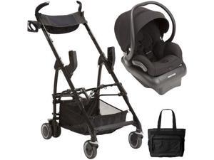 Maxi-Cosi - Mico AP Infant Car Seat with Maxi Taxi Car Seat Carrier and Bag - Devoted Black Maxi-Cosi - Mico AP Infant Car Seat with Maxi Taxi Car Seat Carrier and Bag - Devoted Black