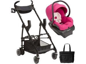 Maxi-Cosi - Mico AP Infant Car Seat with Maxi Taxi Car Seat Carrier and Bag - Bright Rose Maxi-Cosi - Mico AP Infant Car Seat with Maxi Taxi Car Seat Carrier and Bag - Bright Rose