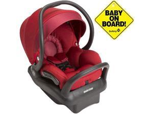 Maxi-Cosi IC160CKT - Mico Max 30 Infant Car Seat w Baby on Board Sign - Red Rumor Maxi-Cosi IC160CKT - Mico Max 30 Infant Car Seat w Baby on Board Sign - Red Rumor