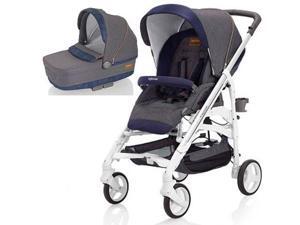 Inglesina - Trilogy Stroller with Bassinet - Jeans Inglesina - Trilogy Stroller with Bassinet - Jeans