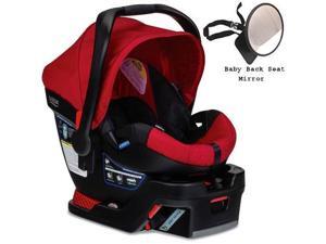 Britax - B-Safe 35 Infant Car Seat with Back Seat Mirror - Red Britax - B-Safe 35 Infant Car Seat with Back Seat Mirror - Red