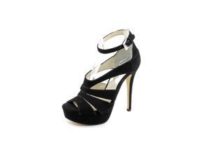 Michael Kors Leighton Ankle Strap Womens Size 9 Black Open Toe Suede New/Display Michael Kors Leighton Ankle Strap Womens Size 9 Black Open Toe Suede New/Display