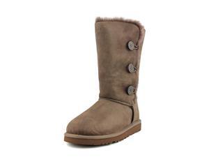 Ugg Australia Bailey Button Triplet Youth US 1 Brown Winter Boot Ugg Australia Bailey Button Triplet Youth US 1 Brown Winter Boot