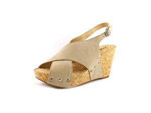 Lucky Brand Minari Women US 8.5 Nude Wedge Sandal Lucky Brand Minari Women US 8.5 Nude Wedge Sandal