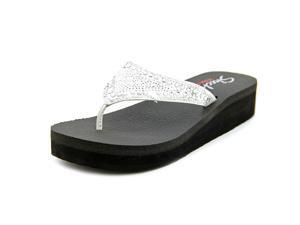 Skechers Bindu Womens Size 7 White Wedge Sandals Shoes Skechers Bindu Womens Size 7 White Wedge Sandals Shoes