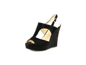 INC International Co Vangee Women US 6.5 Black Peep Toe Wedge Heel INC International Co Vangee Women US 6.5 Black Peep Toe Wedge Heel