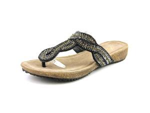 Rebels Dafne Women US 6 Black Thong Sandal Rebels Dafne Women US 6 Black Thong Sandal