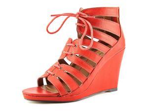 Michael Antonio Garabi 3.75" Women US 7 Red Wedge Heel UK 4.5 EU 37.5 Michael Antonio Garabi 3.75" Women US 7 Red Wedge Heel UK 4.5 EU 37.5