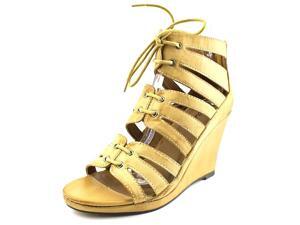 Michael Antonio Garabi 3.75" Women US 10 Tan Wedge Heel Michael Antonio Garabi 3.75" Women US 10 Tan Wedge Heel