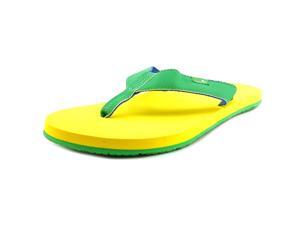 Sanuk Longitude Men US 12 Yellow Flip Flop Sandal Sanuk Longitude Men US 12 Yellow Flip Flop Sandal