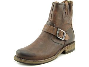 Frye Vicky Artisan Back Zip-Tufg Women US 7.5 Brown Mid Calf Boot Frye Vicky Artisan Back Zip-Tufg Women US 7.5 Brown Mid Calf Boot