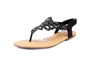 Rampage Girls Tori Youth US 12 Black Thong Sandal Rampage Girls Tori Youth US 12 Black Thong Sandal