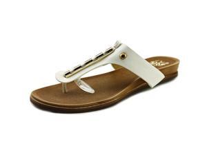 G.C. Shoes Simplicity Women US 7.5 White Thong Sandal G.C. Shoes Simplicity Women US 7.5 White Thong Sandal