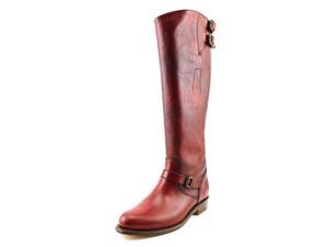 Frye Dorado Buckle Riding Women US 6 Burgundy Knee High Boot Frye Dorado Buckle Riding Women US 6 Burgundy Knee High Boot