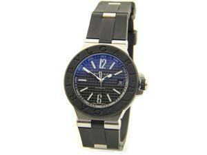 Bulgari Diagono DG40BSVD Stainless Steel Black Men Watch Bulgari Diagono DG40BSVD Stainless Steel Black Men Watch