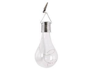 Gerson 92964 - 6" Solar Bulb with Clip and Warm White Micro String Inside Gerson 92964 - 6" Solar Bulb with Clip and Warm White Micro String Inside
