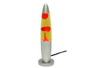 13" - Silver Stand - Red Wax - Yellow Liquid - Mini Motion | Creative Motion Lamp (10014) 13" - Silver Stand - Red Wax - Yellow Liquid - Mini Motion | Creative Motion Lamp (10014)