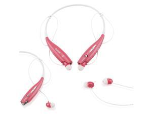 GEARONIC TM Wireless Sport Stereo Headset Bluetooth Earphone headphone for Samsung LG iPhone -Pink GEARONIC TM Wireless Sport Stereo Headset Bluetooth Earphone headphone for Samsung LG iPhone -Pink