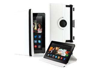 GEARONIC ™ 360 Degree Rotating PU Leather Flip Case With Swivel Stand for New Kindle Fire HDX 8.9" - White GEARONIC ™ 360 Degree Rotating PU Leather Flip Case With Swivel Stand for New Kindle Fire HDX 8.9" - White