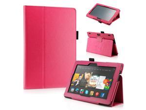 GEARONIC ™ PU Leather Folio Cover Flip Smart Case Stand for Amazon Kindle Fire HDX 8.9" 8.9-inch 2013 - Hot Pink GEARONIC ™ PU Leather Folio Cover Flip Smart Case Stand for Amazon Kindle Fire HDX 8.9" 8.9-inch 2013 - Hot Pink