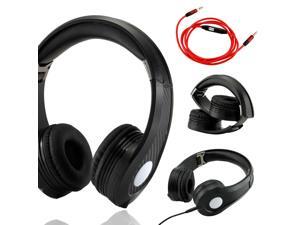 GEARONIC TM Carbon Fiber Print Adjustable Circumaural Over-Ear Earphone Stero Headphone 3.5mm with Microphone Cable for iPod MP3 MP4 PC iPhone Music - Black GEARONIC TM Carbon Fiber Print Adjustable Circumaural Over-Ear Earphone Stero Headphone 3.5mm with Microphone Cable for iPod MP3 MP4 PC iPhone Music - Black