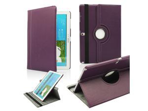 GEARONIC TM PU Leather Rotate Case Stand Flip Cover Skin For Samsung Galaxy Note Pro 12.2 inch Tablet - Purple GEARONIC TM PU Leather Rotate Case Stand Flip Cover Skin For Samsung Galaxy Note Pro 12.2 inch Tablet - Purple