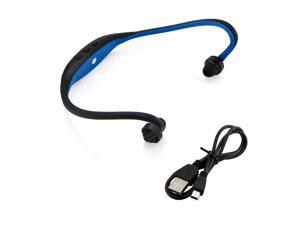 GEARONIC TM Sports Wireless Stereo Bluetooth Wrap Around Earphones Headset Headphone For Samsung iPhone Cellphone PC - Blue GEARONIC TM Sports Wireless Stereo Bluetooth Wrap Around Earphones Headset Headphone For Samsung iPhone Cellphone PC - Blue