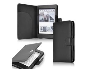GEARONIC TM Flip PU Leather Durable Folio Protective Cover Case for NEW Kindle Voyage 2014 - Black GEARONIC TM Flip PU Leather Durable Folio Protective Cover Case for NEW Kindle Voyage 2014 - Black