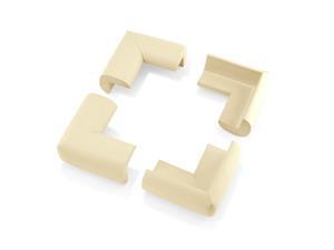 GEARONIC TM 4Pcs Child Baby Kids Safety Corner Edge Protectors Soft Cover Protector Cushion Guard - Beige GEARONIC TM 4Pcs Child Baby Kids Safety Corner Edge Protectors Soft Cover Protector Cushion Guard - Beige