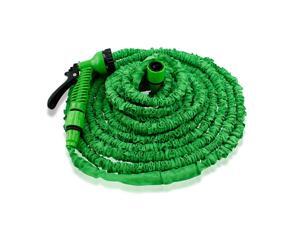 GEARONIC TM Expandable Flexible Stronger Deluxe Garden Water Hose w/ Spray Nozzle - 75ft- Green GEARONIC TM Expandable Flexible Stronger Deluxe Garden Water Hose w/ Spray Nozzle - 75ft- Green