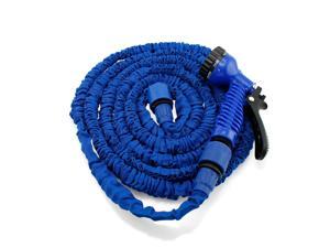 GEARONIC TM Expandable Flexible Stronger Deluxe Garden Water Hose w/ Spray Nozzle - 25ft- Blue GEARONIC TM Expandable Flexible Stronger Deluxe Garden Water Hose w/ Spray Nozzle - 25ft- Blue