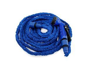 GEARONIC TM Expandable Flexible Stronger Deluxe Garden Water Hose w/ Spray Nozzle - 50ft- Blue GEARONIC TM Expandable Flexible Stronger Deluxe Garden Water Hose w/ Spray Nozzle - 50ft- Blue