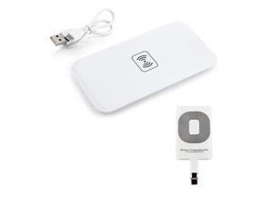 GEARONIC TM Qi Wireless Charger Charging Pad + Receiver Kit For Apple iPhone 5 5S GEARONIC TM Qi Wireless Charger Charging Pad + Receiver Kit For Apple iPhone 5 5S