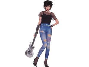 Punk Graphic Jean Leggings Punk Graphic Jean Leggings