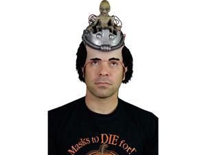 Trick or Treat Studios Controlling Alien Pilot Head Halloween Costume Hat Wig Trick or Treat Studios Controlling Alien Pilot Head Halloween Costume Hat Wig