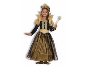 Child Gold & Black Renaissance Gown Costume Forum Novelties 62570 Child Gold & Black Renaissance Gown Costume Forum Novelties 62570
