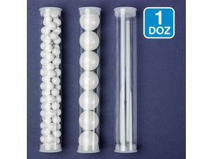 Clear Candy Tubes (12 Pack) - Party Supplies Clear Candy Tubes (12 Pack) - Party Supplies