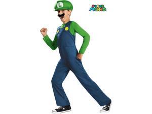 Super Mario Bros Luigi Costume for Boys Super Mario Bros Luigi Costume for Boys