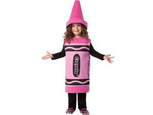 Kid's Crayola Tickle Me Pink Crayon Costume Kid's Crayola Tickle Me Pink Crayon Costume